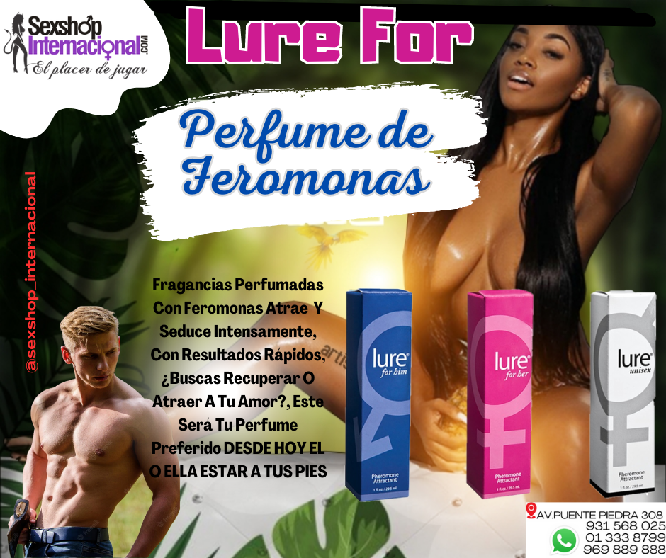 Perfume De FEROMONAS LURE FOR El Poder De Seducir En Tus Manos Cel 931568025